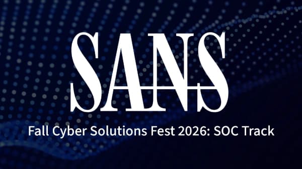 SANS Fall Cyber Solutions Fest 2026: SOC Track