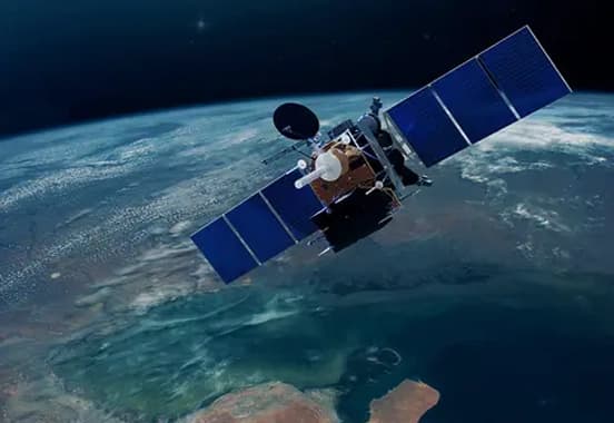 satellite orbiting the earth