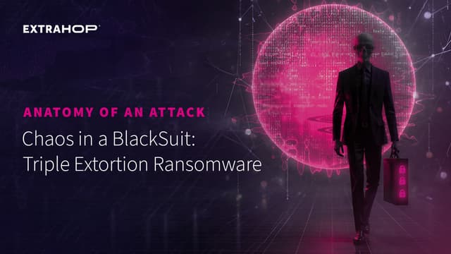 cover image for CHAOS in a BLACKSUIT—Triple Extortion Ransomware